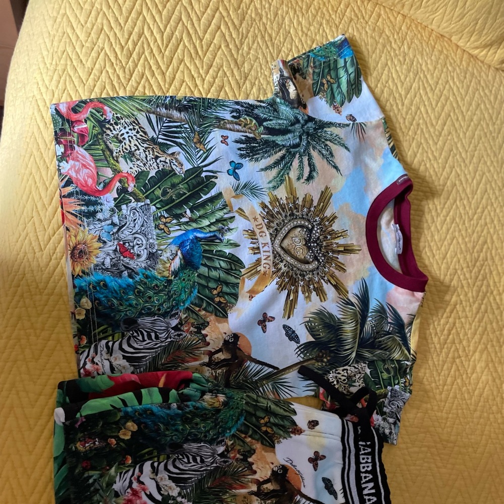 Authentic dolce and Gabbana boys shorts set